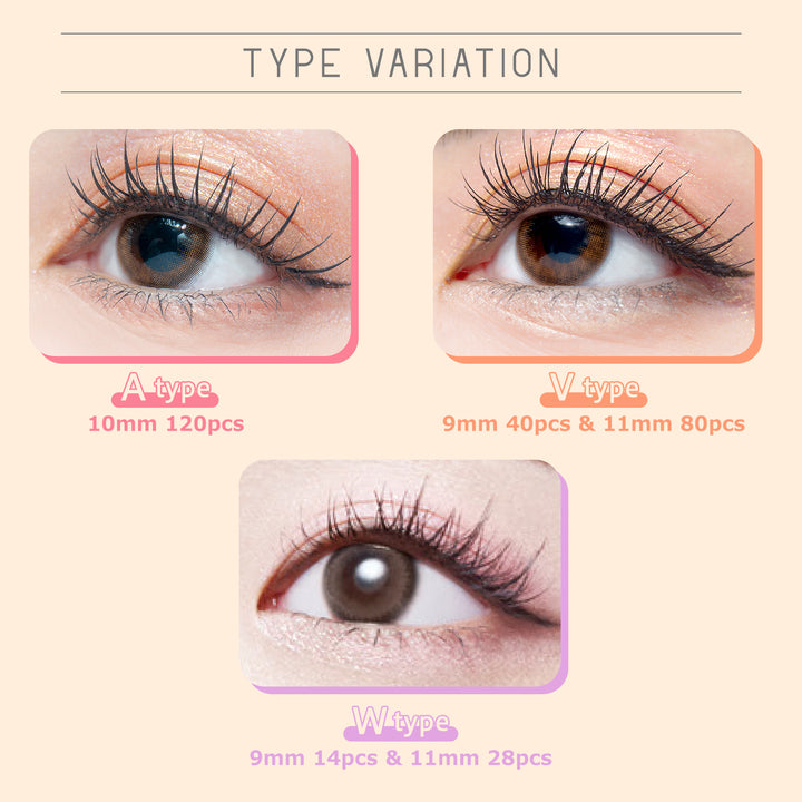 LTLYL リトリル TABAKAN Natural Eyelashes 部分つけまつ毛