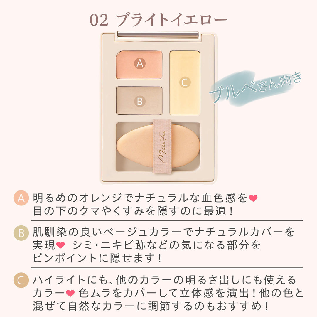 MilleFée シークレットコンシーラーパレット 全2種類 – COSME DELi